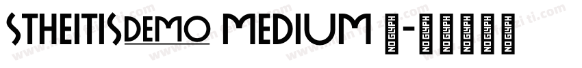 STHeitisC Medium 中字体转换